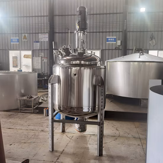 Anclaje de agitación doble 500L tipo alto